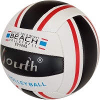 Мяч волейбольный (черный), PVC 2.5, 250 гр, машинная сшивка E33541-4