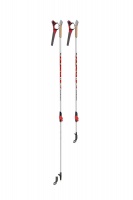 Палки телескопические алюминиевые STC WALKER RED р.100-135см